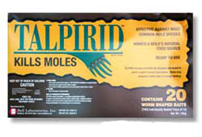 Talpirid mole bait